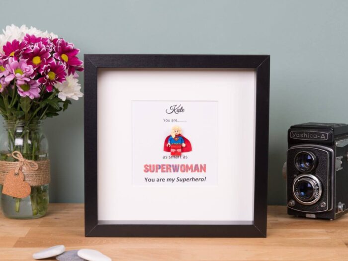 Single Lego Superhero frame for her