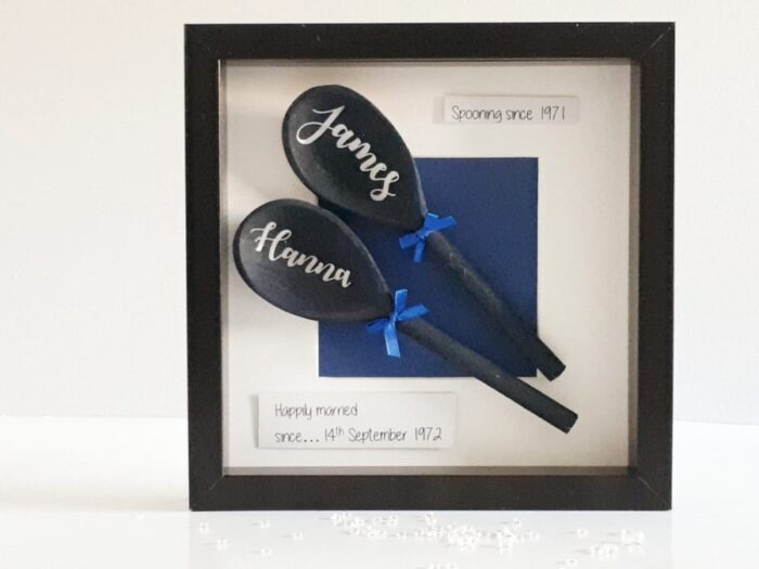 Spooning since – 45th wedding anniversary gift