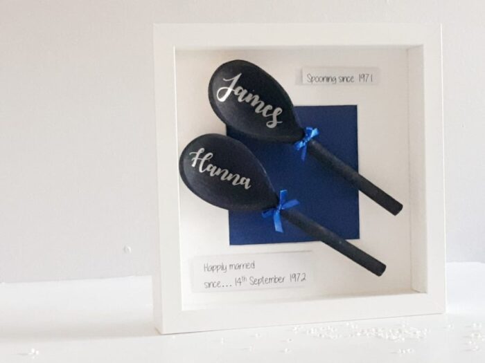 Spooning since – 45th wedding anniversary gift