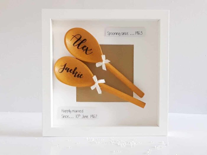Spooning since – 50th wedding anniversary gift