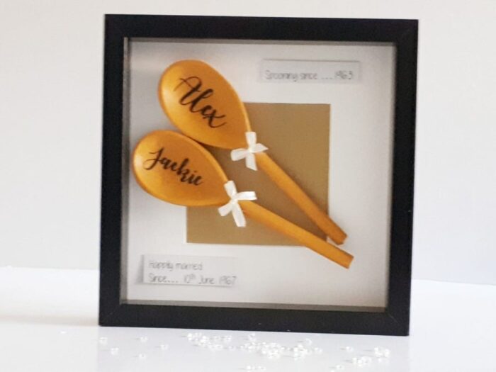 Spooning since – 50th wedding anniversary gift