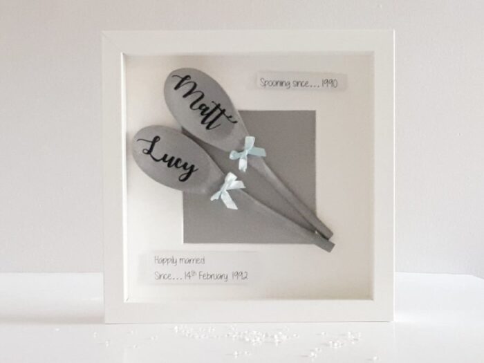 Spooning since – Silver wedding anniversary gift