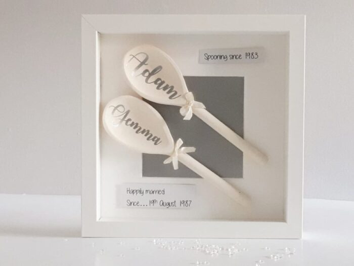 Spooning since – Pearl wedding anniversary