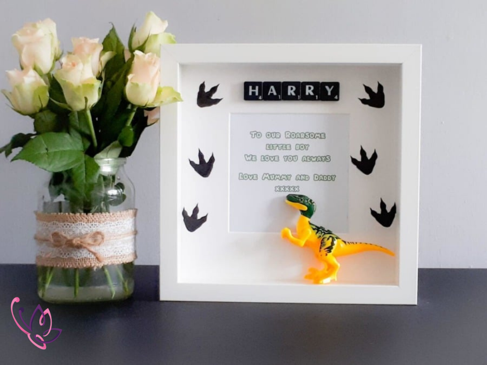 Lego dinosaur frame 4 Lego dino white 1