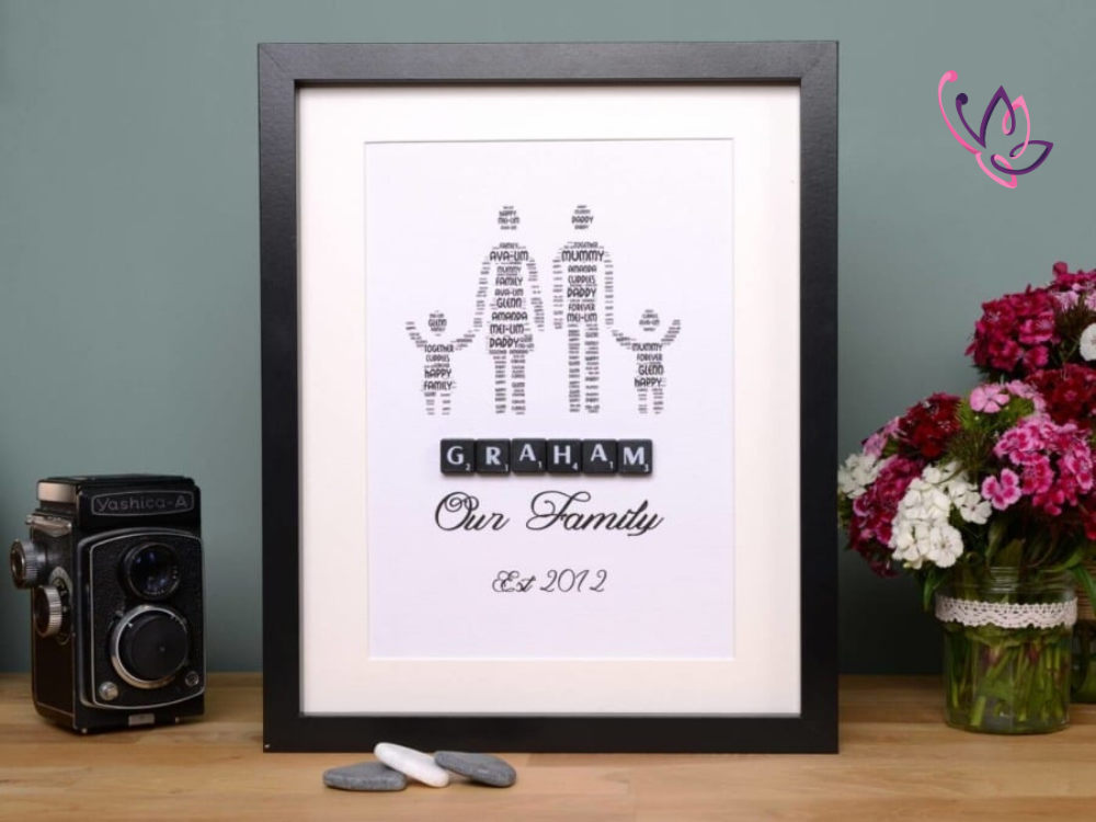 Our family frame 1 our family frame black