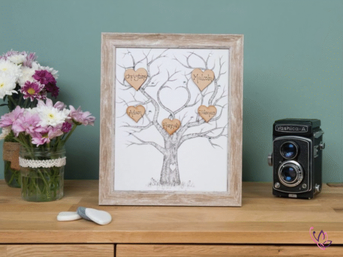 shabby chic family tree