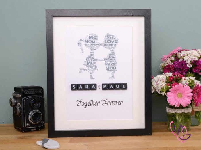 together forever frame black