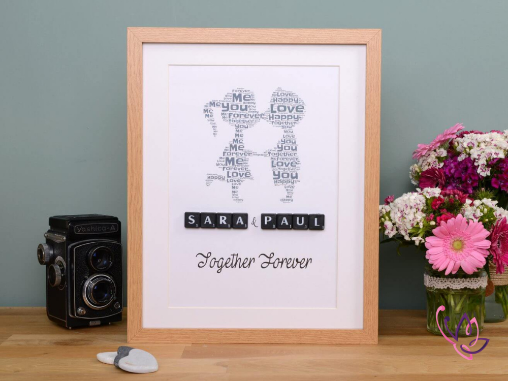 Together forever frame 4 together forever frame wooden