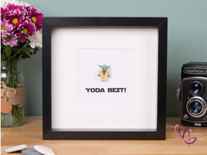 yoda best star wars frame black
