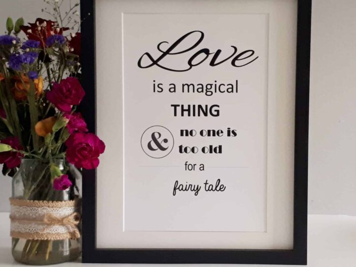 Love is a magical thing frame