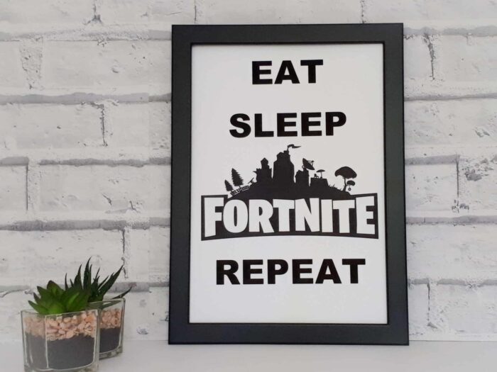 Eat Sleep Fortnite Repeat frame