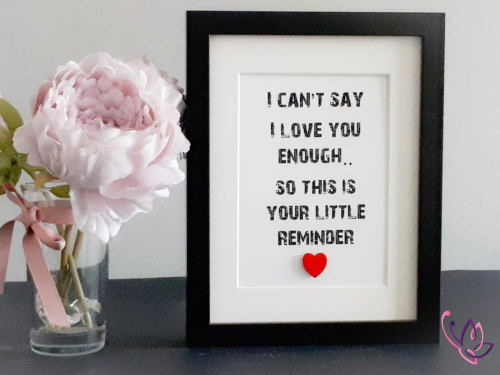 I can't say I love you enough frame 1 I can't say i love you enough black