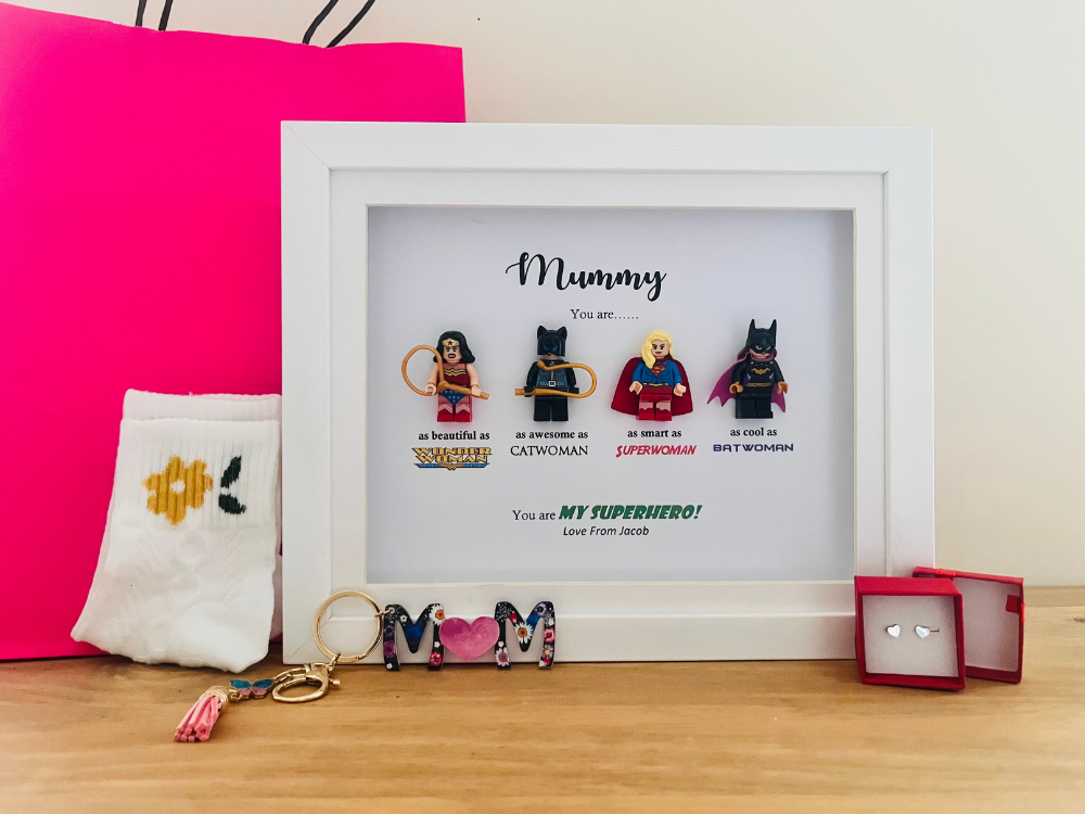 Superhero female gift bundle 1 superhero bundle white frame
