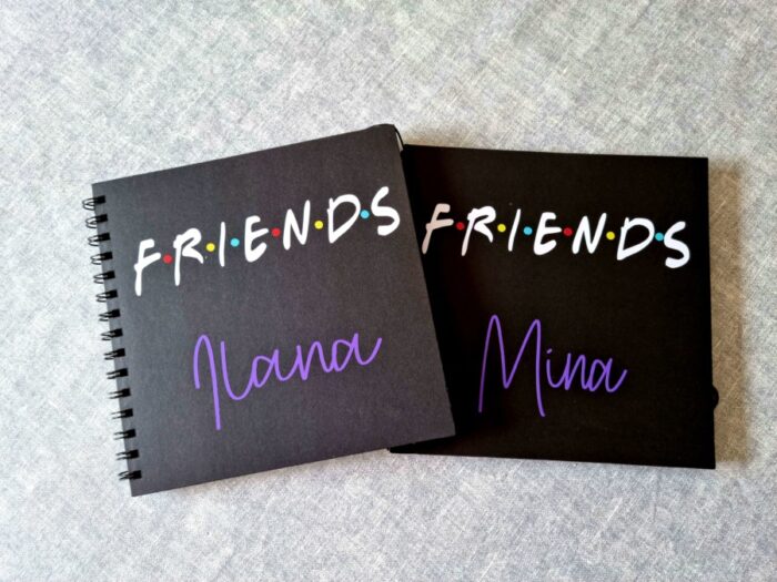 Personalised Friends scrapbook