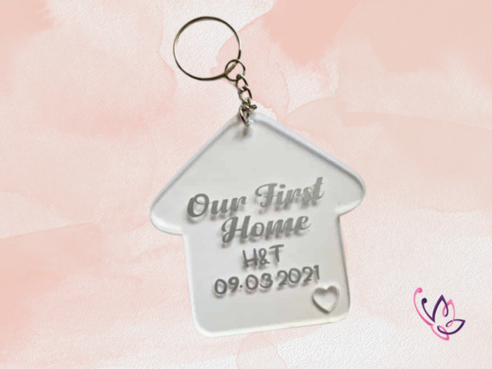 our first home keyring