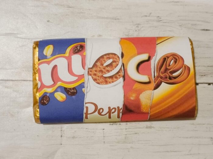 personalised niece chocolate bar