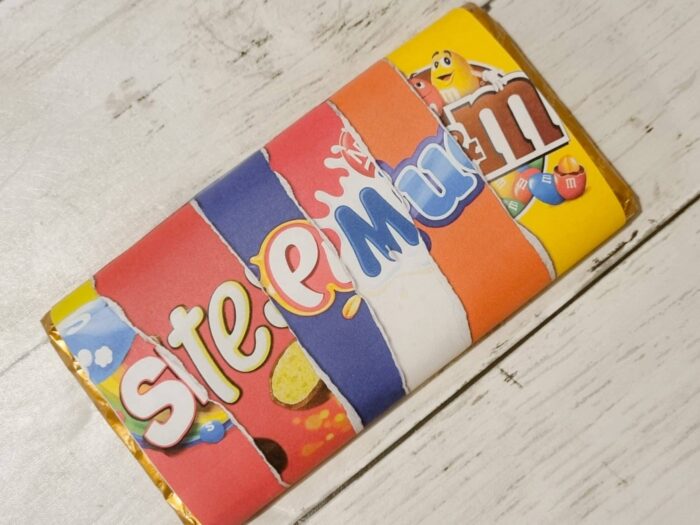 personalised stepmum chocolate bar