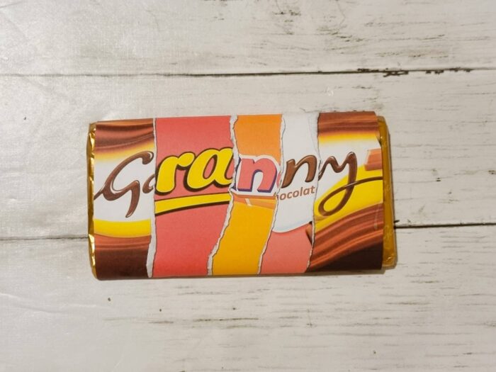 personalised granny chocolate bar