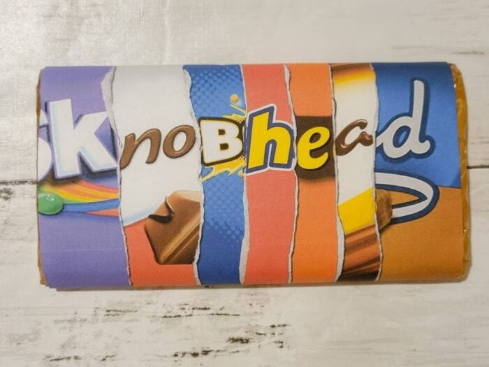 offensive chocolate bar - knobhead
