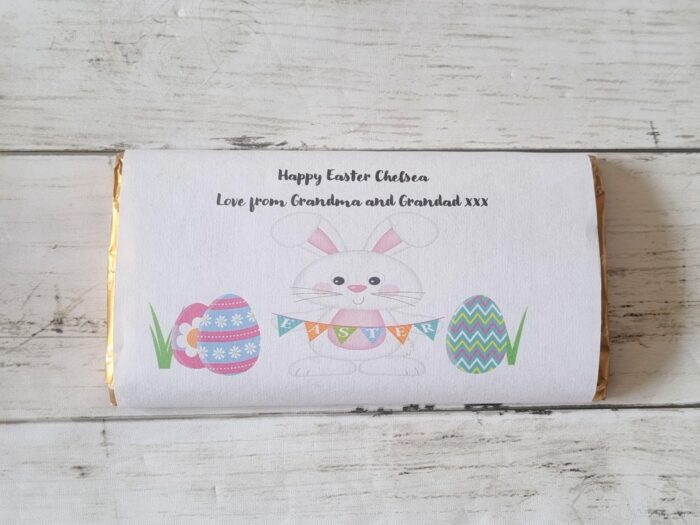 personalised easter chocolate bar