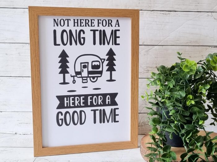 Not here fie a ong time print