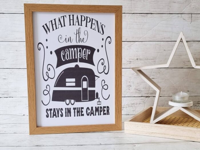what happens in the camper print