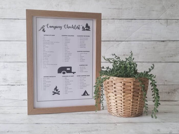 camping checklist