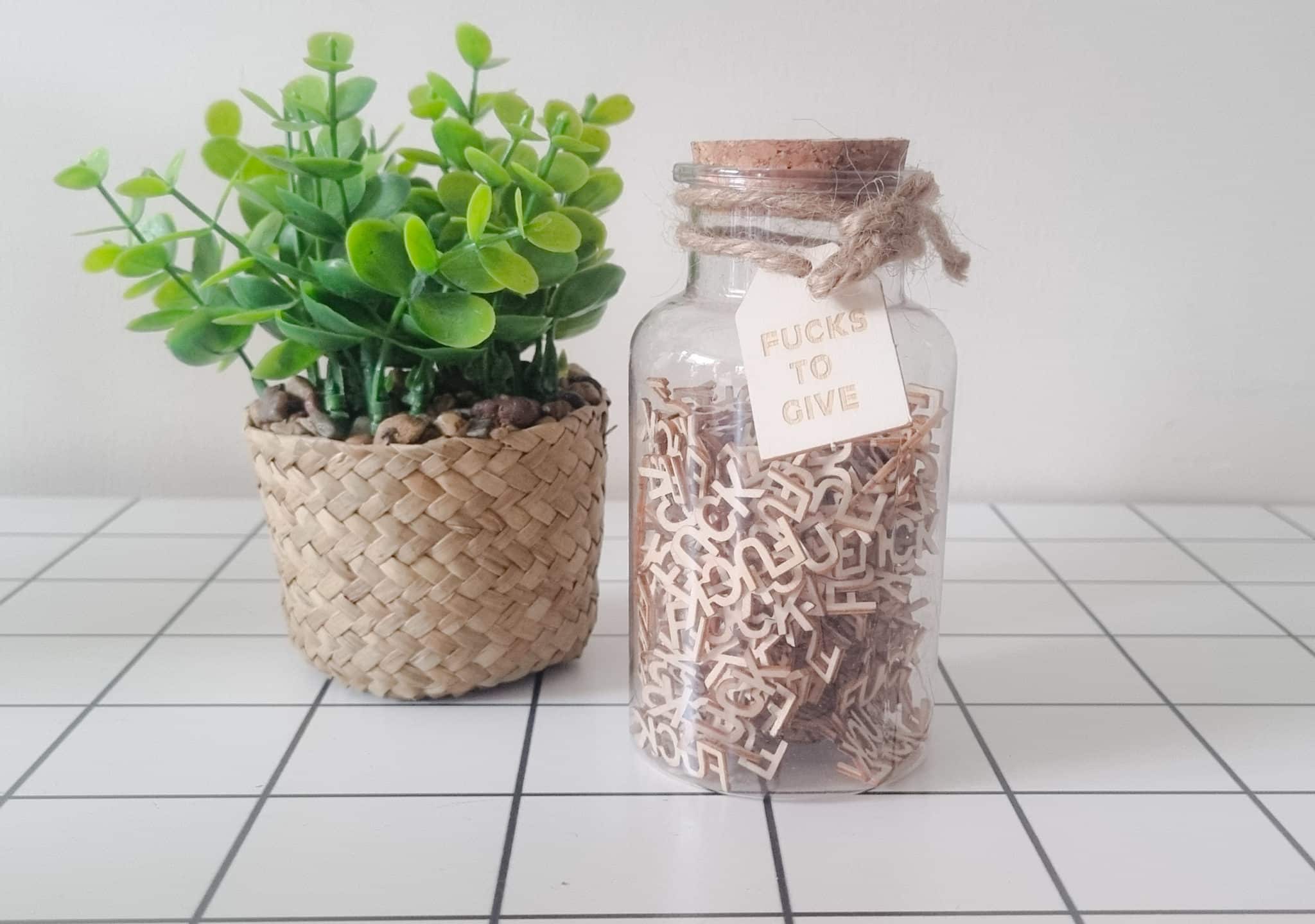 18+ 17 fucks to give jar