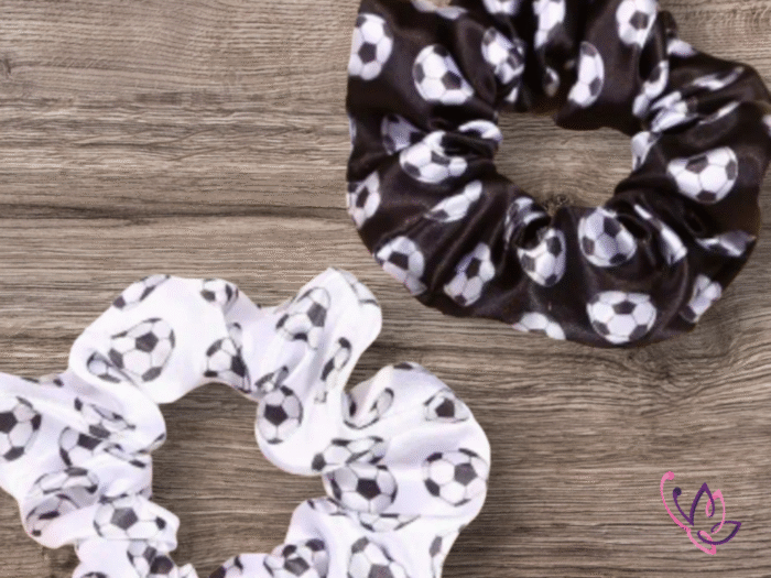 football scrunchies