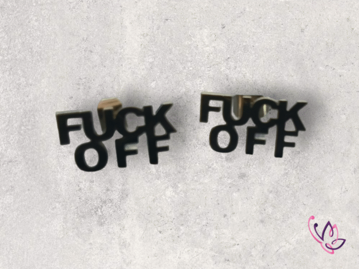 fuck off earrings
