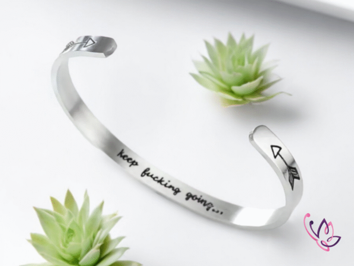 keep fucking going bracelet