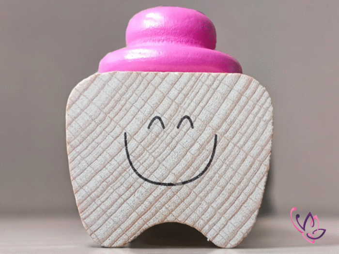 tooth fairy pot pink